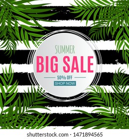 Abstract Summer Sale Background. Vector Illustration EPS10
