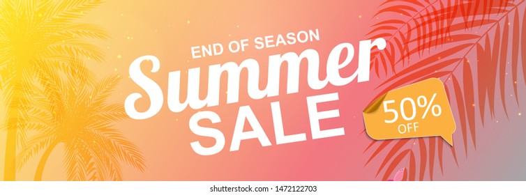 Abstract Summer Sale Background. Vector Illustration EPS10
