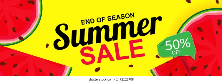 Abstract Summer Sale Background. Vector Illustration EPS10
