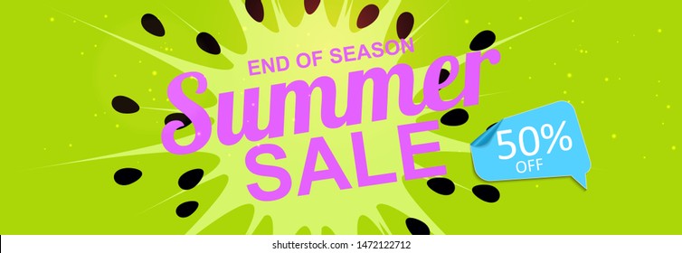 Abstract Summer Sale Background. Vector Illustration EPS10
