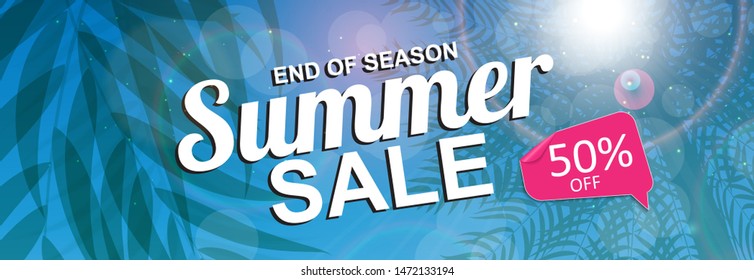 Abstract Summer Sale Background. Vector Illustration EPS10
