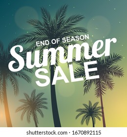 Abstract Summer Sale Background  Vector Illustration EPS10