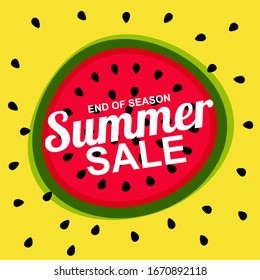 Abstract Summer Sale Background  Vector Illustration EPS10