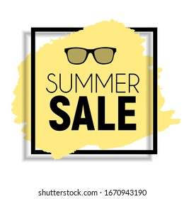 Abstract Summer Sale Background  Vector Illustration EPS10
