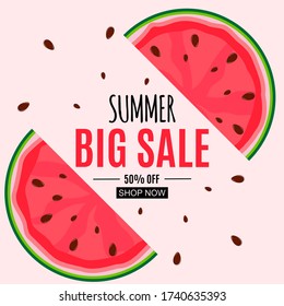 Resumen De Fondo De Venta De Verano. EPS10 de ilustración vectorial
