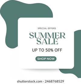 Abstract summer Sale Instagram Post