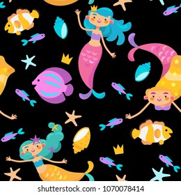 Abstract summer sea seamless pattern. Hipster fashion design for print. 