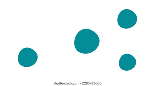 Abstract summer spot pattern. Vector illustration