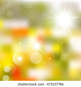 Abstract summer spring background. sunlight.