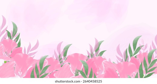 Abstract summer or spring poster or card set in art style with trees leaves flowers on the palms, surfboard, sea, seashells on pastel colour and blue. Trendy summer design for branding, ads, print