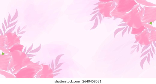 Abstract summer or spring poster or card set in art style with trees leaves flowers on the palms, surfboard, sea, seashells on pastel colour and blue. Trendy summer design for branding, ads, print
