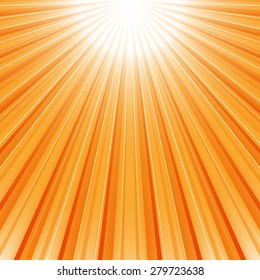 Abstract summer sunburst light background. Vector illustration.