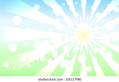 Abstract Summer sunny background