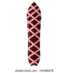 Abstract summer surfboard