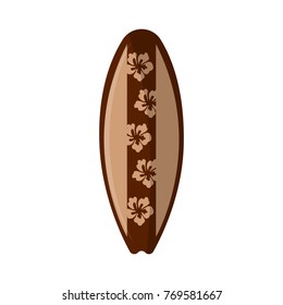 Abstract summer surfboard