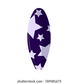 Abstract summer surfboard