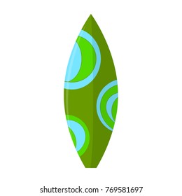 Abstract summer surfboard