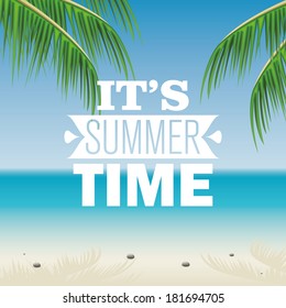 abstract summer vacation background with special objects