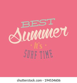 Abstract summer vacation background with special objects