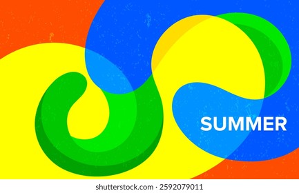 abstract summer wide background design