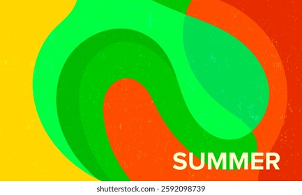 abstract summer wide background design