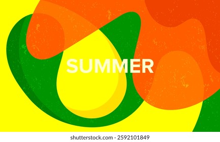 abstract summer wide background design