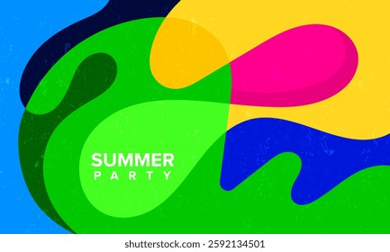 abstract summer wide background design