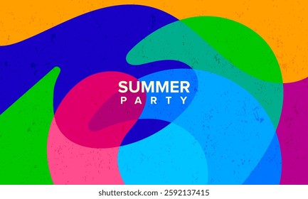 abstract summer wide background design