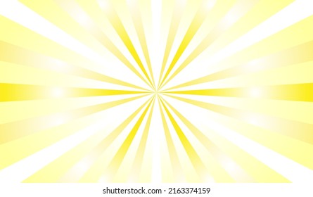 abstract summer yellow sun rays, retro styled sun burst pattern texture background, vector illustration, natural line art