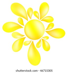 Abstract sun.