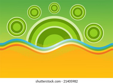 abstract sun background