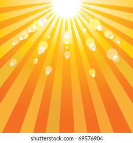 Abstract sun background.