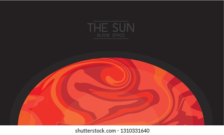 abstract sun background with marble design