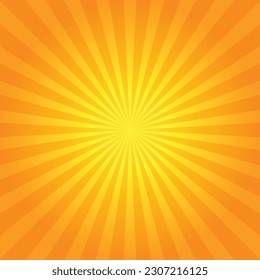 abstract sun background orange sunburst background