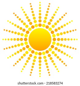 Abstract sun clipart