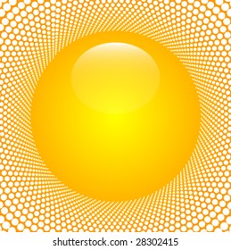 abstraktes Sonnenkonzept