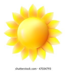 Abstract sun or abstract flower.