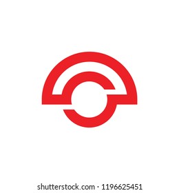 abstract sun geometric design logo