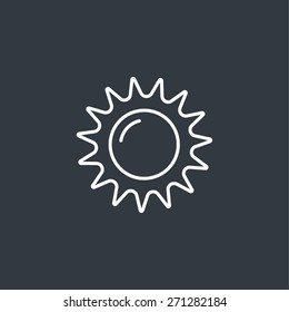 abstract sun icon