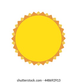 abstract sun icon 