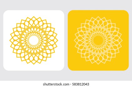 Abstract sun icon set for your decoration