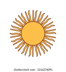abstract sun icon symbol vector