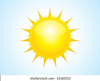 abstract sun icon vector illustration