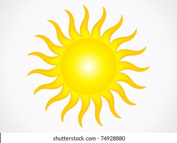 abstract sun icon vector illustration