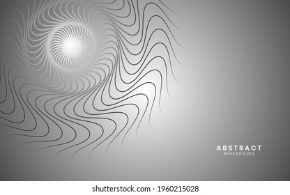 Ilustración solar abstracta Fondo de textura, vector de girasol, diseño geométrico redondo, elemento de diseño circular aislado en gris, Ilustración vectorial para publicidad, marketing, presentación, oscuridad