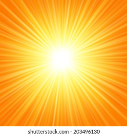 Abstract sun light vector background