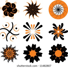 Abstract sun logo