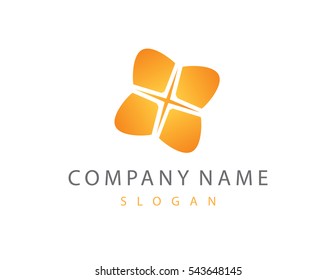 Abstract sun logo