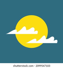 Abstract sun logo design  and symbol art