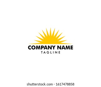 Abstract Sun Logo Design Template Stock Vector (Royalty Free ...